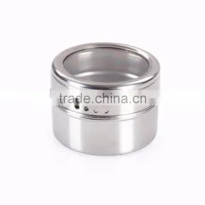 2016 3 Pieces Stainless Steel Magnetic Spice Container thumbnail-3