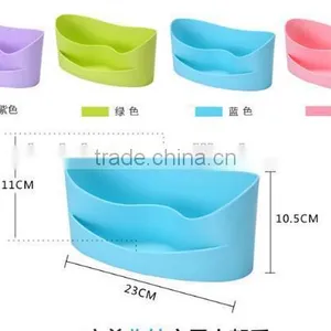 Cy271 Multi-Purpose PP Plastic Desktop Storage Box Case Pen Pencil Holder Plastic Cosmetics Make Up Office Desk Organizer thumbnail-3