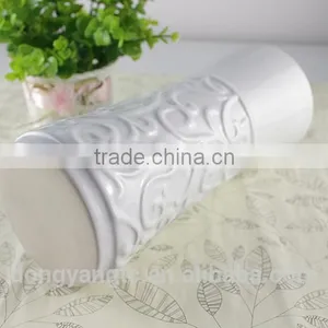 Modern Pure White Sculpture Ceramic Vase, Custom Design Accepted thumbnail-6