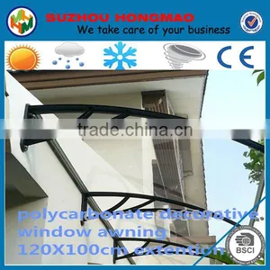 Outdoor Polycarbonate Rain Canopy Awning for Window Awning or Door Canopy thumbnail-3