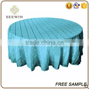 Luxury Polyester Taffeta Table Cloths for Round Tables thumbnail-1