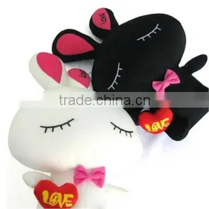 Supply Fashion Cute LOVE Rabbit Pillow / Black / Toys thumbnail-1