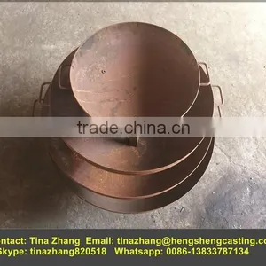 Fire Bowl and Fire Pit in Metal Rusted Finish thumbnail-3