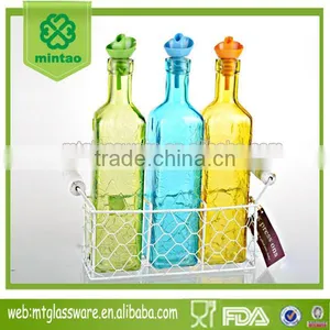 550ml Candy Color Oil&vinager Bottle With the Hob thumbnail-1