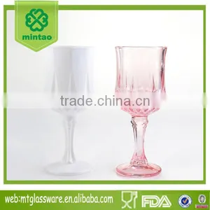 Wholesale Colorful Candle Holder Crystal Long Stem Wine Glass thumbnail-1