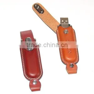 High Quality Usb 1gb-16gb Black Leather Usb Flash Drive thumbnail-1