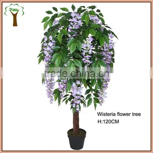 Artificial Purple Wisteria Flowering Tree thumbnail-1