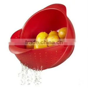 Double-deck Double Layer Plastic Vegetable Storage Basket thumbnail-1