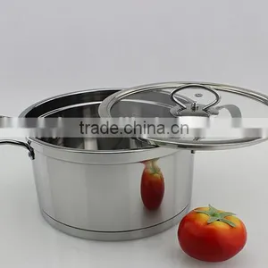 High Quality Stainless Steel Capsuled Bottom Soup Pot thumbnail-1