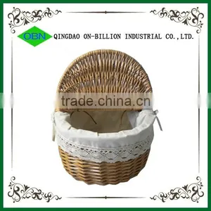 Cheap Empty Wicker Oval Picnic Basket thumbnail-4