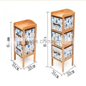 Wholesales Solid Wood Kitchen Cabinet Cheap Storage Cabinet KD Wood 5-drawers Storage Cabinet thumbnail-2