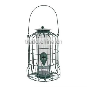NEW Outdoor 10 Inch Green 4-Peg Squirrel-Proof Wild Bird Feeders thumbnail-3
