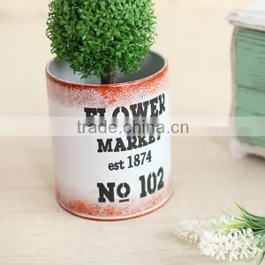Wholesale Decorative Baby Bucket Small Metal Hanging Flower Bucket thumbnail-4