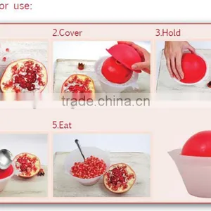 Amazon Hot Sell Product Plastic Silica Gel Cap Creative Pomegranate Peeler thumbnail-4