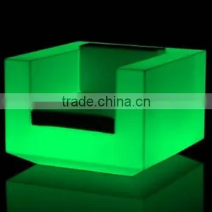Luminous Bar Furniture 2 Seater Sofa LED Plastic Waterproof Illuminated Sofa for Nightclub / Otobi Furniture in Bangladesh Price thumbnail-2
