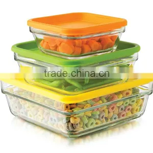 Air-tight High Quality Glass Bowl Set for Wholesale thumbnail-1