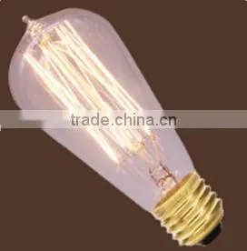 ST58 15AK Squirrel Cage Filament Tungsten LED Lights Bulb Lamp thumbnail-1