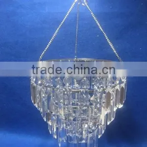 Clear Acrylic Bead Led Color Changing Hanging Lamp Home Decor Supplier thumbnail-2