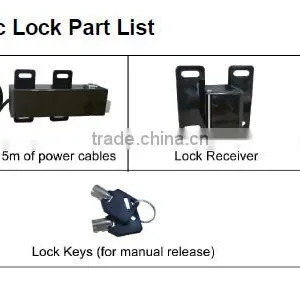 Remote Control Outdoor Gate Lock thumbnail-3