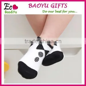 Lovely Baby Socks Cotton Material Black And White Socks Wholesale thumbnail-1