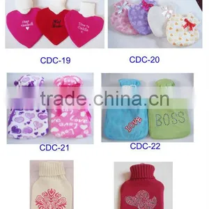 Factory Supply Directly Embroidered Hot Water Bottle Cover thumbnail-1