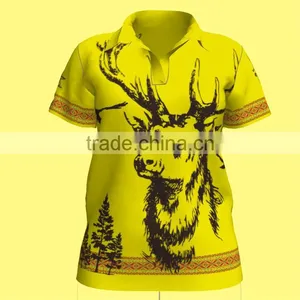 Wholesale Screen/heat Transfer Print Custom Design Sports Polo Shirts MQF-003 thumbnail-6