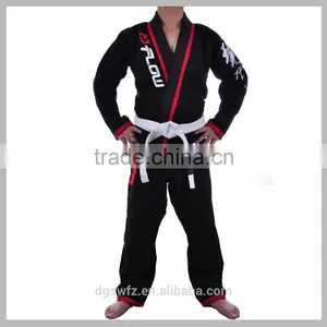 Wholesale Bjj gi Custom Made High Quality 100% Cotton Pearl Weave Fabric Patches thumbnail-1