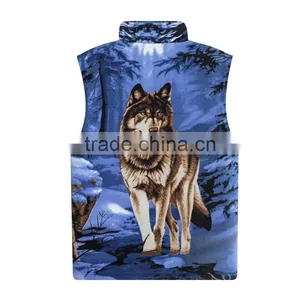 New Style Jogging Fancy Fashion Clothing Animal Ptd Winter Vest thumbnail-2