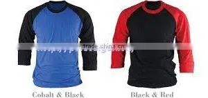 Men t - Shirt 3/4 Sleeve Raglan Baseball, 100% Cotton thumbnail-3