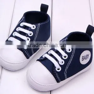 2014 New Baby Product Boys and Girls Canvas Shoe Infant Baby Canvas Shoe thumbnail-3