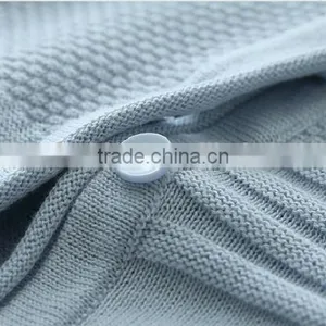 Latest Branded Plain Woolen Hand Knitted Kids Cardigan Sweater thumbnail-3