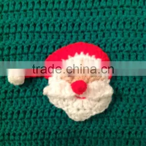 New Design Child's Crochet Santa Sweater thumbnail-3