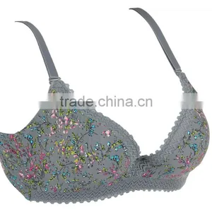 HSZ-58070 New Design Breathable Large Size Bra Underwear For Woman Bra Factory In China thumbnail-4
