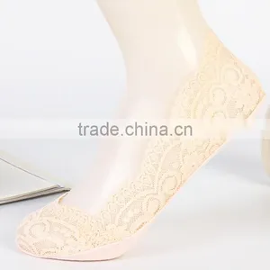 Zm40577b Wholesale Summer Women Lace Low-cut Liners Socks thumbnail-5