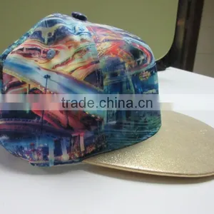 Sublimation Printed Snapback Caps Wholesale Price thumbnail-3