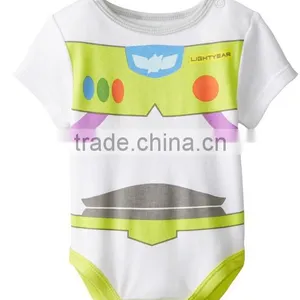 China Printing Cotton Wholesale Organic Cotton Baby Bodysuit thumbnail-4