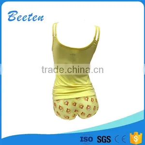 New Arrival Fashion Comfortable Summer Cotton Material Eco-Friendly Women Pajamas Sleepwear thumbnail-2