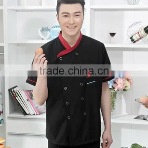 Cusomize Black OEM Design Supply Catering Uniforms,italian Restaurant Uniforms for Men Wholesale thumbnail-1