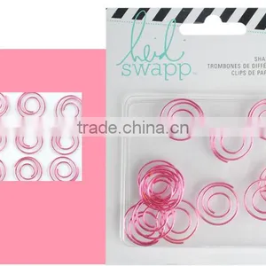 Planner Paper Clip Round Shape Clip Stainless Steel Plating Planner Accessories thumbnail-2
