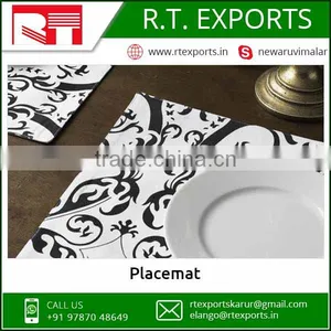 Wholesale Printed OEM Design Cotton Table Placemat thumbnail-1