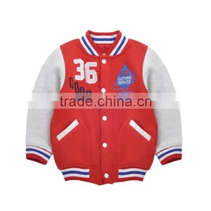 Children's Baseball Wear New Spring Clothes to Keep Warm Coat Baby Stripe Baseball Jackets thumbnail-3