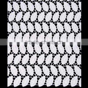African Water Soluble Guipure Embroidery Chemical Lace Fabric thumbnail-1