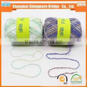 2017 New Arrival High Quality Factory Price Cotton Viscose Blend Yarn, 1/2.4Nm, Space Dyed Hand Knitting Scraf Hat Sweater Yarn thumbnail-2