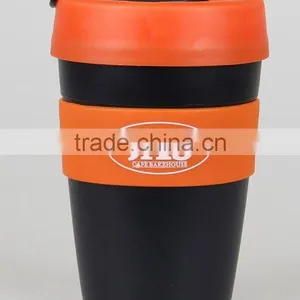 Coffee Mug for Travel With Sleeve Flip Lid thumbnail-1