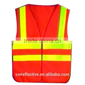 China Glow in the Dark Safety Vest, Reflective Safety Vest for Alarm thumbnail-4