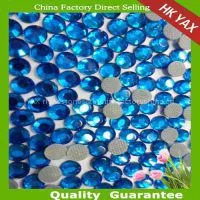 Lead Free Hotfix Crystal Lead Free Hotfix Beads Lead Free Hotfix Pedreria Capri Blue Color YX1018 thumbnail-1