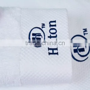 Dobby Border 100% Cotton Hotel Face Towel thumbnail-2