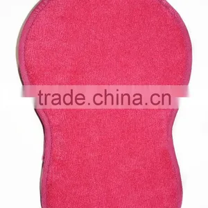 Slipper Shape Cotton Potholder With Plain Dyed Microfiber Fabric Pot Holder thumbnail-2