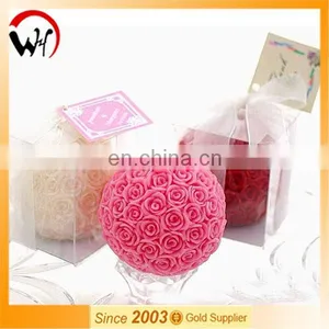 2015 Handmade New Design Rose Flower Shape Candle thumbnail-1