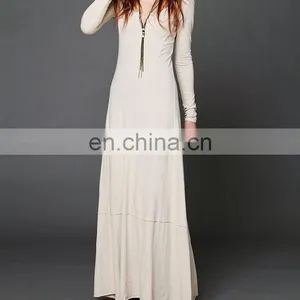 CHEFON Henley Pattern Elegant Long Style Dresses Sale thumbnail-1